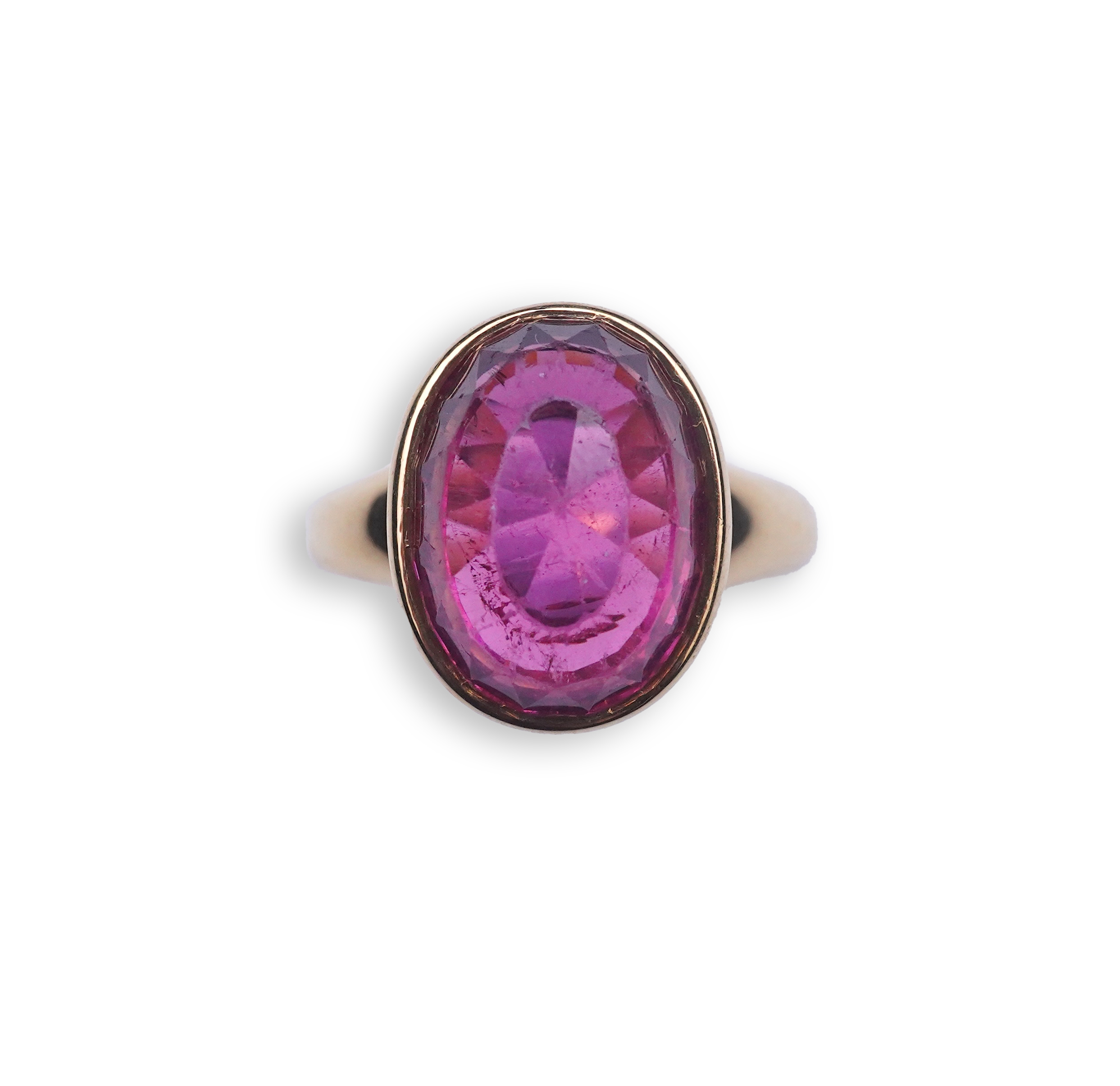 Asprey, a pink tourmaline and diamond ring